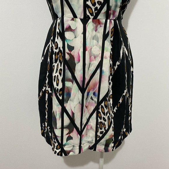 Kookai Size 38 / AU 10 Silk Mini Dress Colourful - Picture 5 of 9